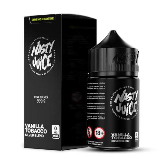 Nasty Juice Silver Blend Vanilla Tobacco Likit